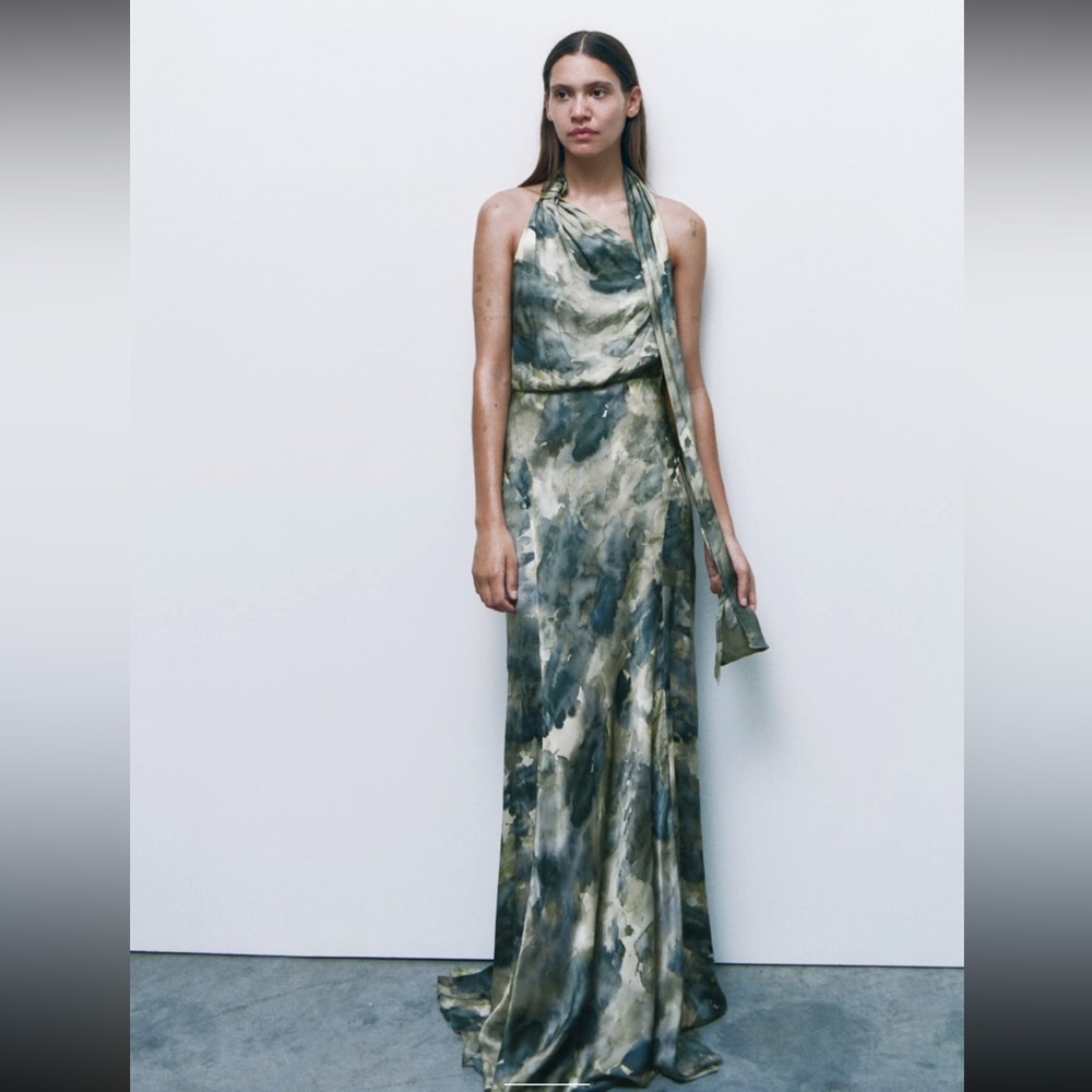 ZARA PRINTED DRESS LIMITED EDITION